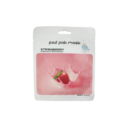 ماسک ورقه ای پاد پک 20 گرم شیر و توت فرنگی