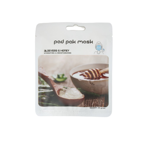 ماسک ورقه ای صورت پاد پک 20 گرم حاوی عصاره عسل و آلوئورا
